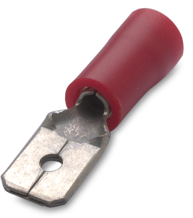 Автоконектор изолиран мъжки 0.25 - 1.5 мм2/ 6.3 х 0.8 мм 100 бр пакет BM