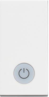 Еднополюсен ключ с LED индикация и символ бойлер 1 мод. 16A цвят Бял /блистер/ Classia Bticino