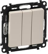 Троен ключ цвят крем Valena Life Legrand