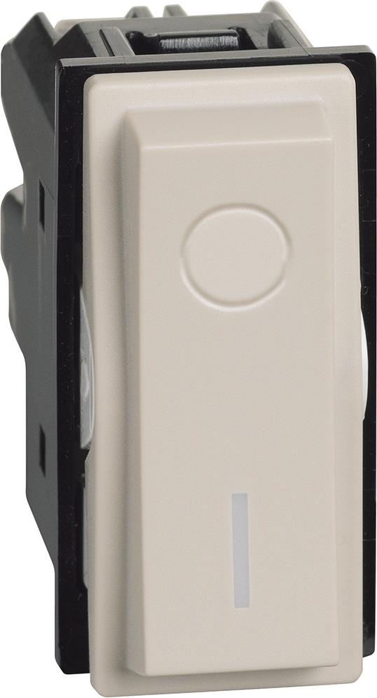 Ключ за бойлер 1 модул 16A /двуполюсен/ цвят Крем Living Now Bticino