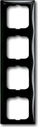 Рамка 4х цвят ЧЕРЕН Basic 55 ABB