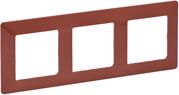 Рамка 3х цвят Теракота Valena Life Legrand