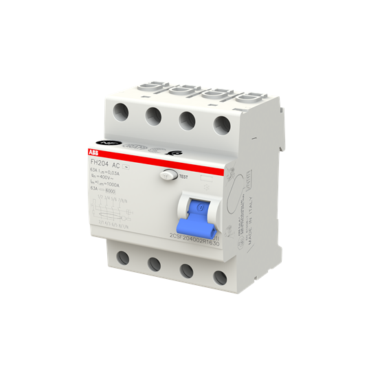 ДТЗ 4P 63A 30mА серия FH204 тип AC ABB