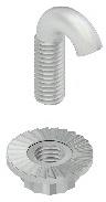 Комплект болт с кука и гайка M 6 x 24 INOX 304 /до изчерпване/