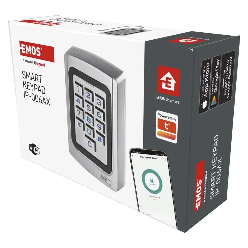 Самостоятелен четец с клавиатура за контрол на достъп IP - 006 AX Wi - Fi GoSmart EMOS