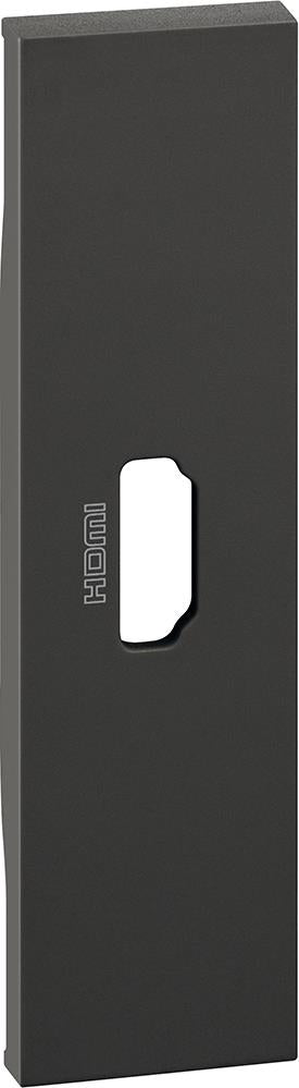 Лицев панел за HDMI розетка 1 мод. цвят Черен Living Now Bticino