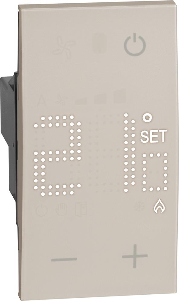 Термостат 230V 5A 1NO 2 мод. цвят Крем Living Now Bticino