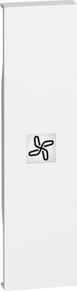 Лицев панел за ключ със символ "вентилатор" 1 мод. цвят Бял LNow Bticino