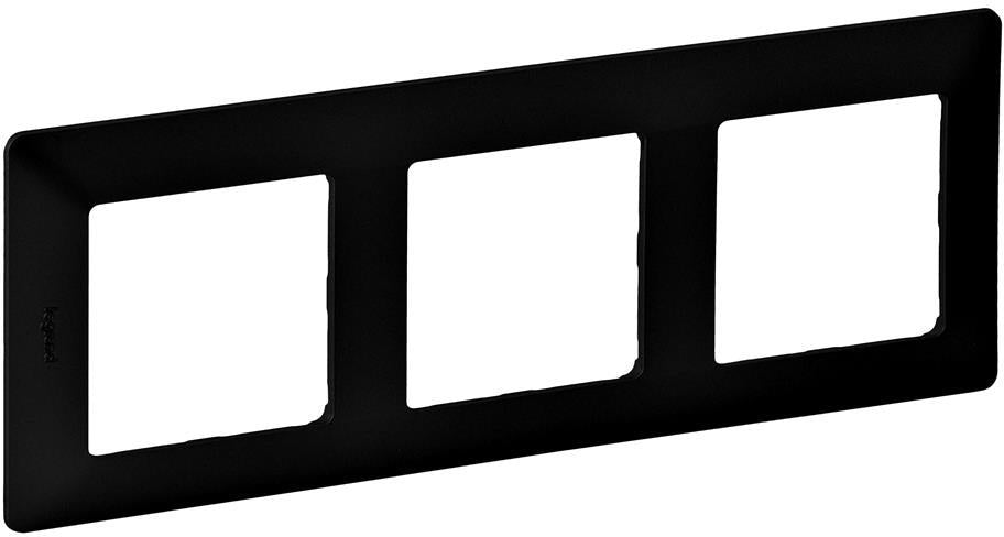 Рамка 3х цвят Черен Valena Life Legrand