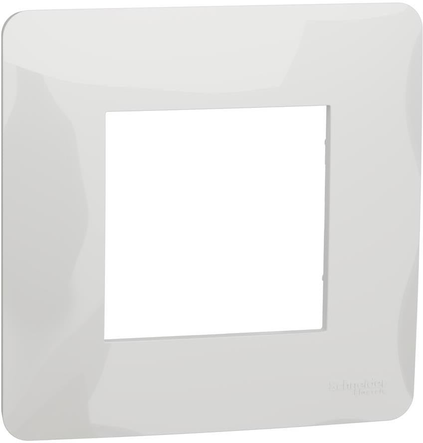 Лицева рамка 1х цвят Бял Unica Studio SE