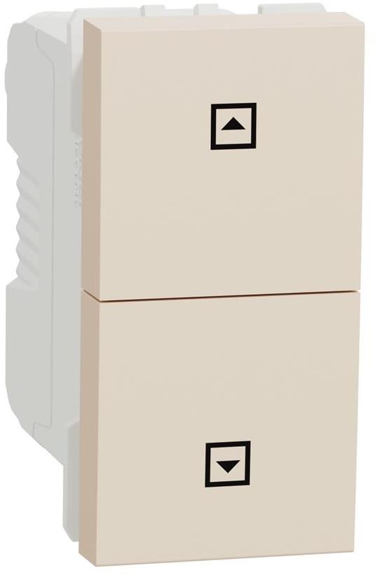 Бутон за щори 1 мод. цвят Крем Unica SE