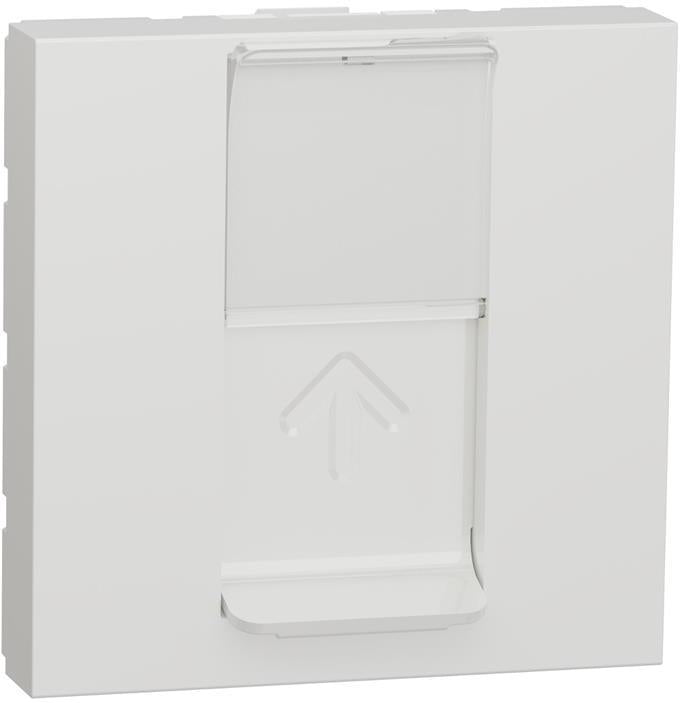 Розетка RJ45 UTP cat.5e S-One 2 мод. цвят Бял Unica SE