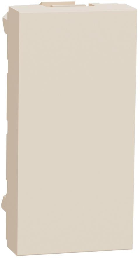 Празен модул 1 мод. цвят Крем Unica SE