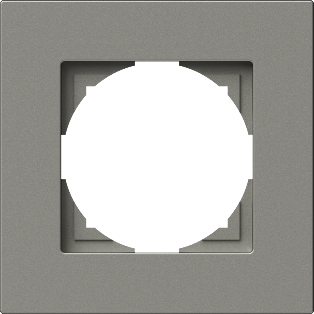 Рамка 1 х цвят Титан Flat Logiq TEM