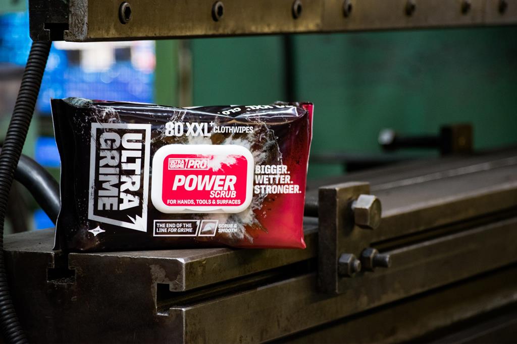 Мокри кърпи абразивни UltraGrime PRO Power Scrub 80 бр. с размер 38 х 25см в пакет