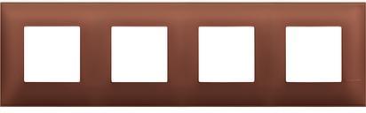 Рамка КЕРЕМИДЕНО 4х2 мод. НЕМСКИ СТАНДАРТ за монтаж върху носещи рамки 4х2 мод. /блистер/ Classia Bticino