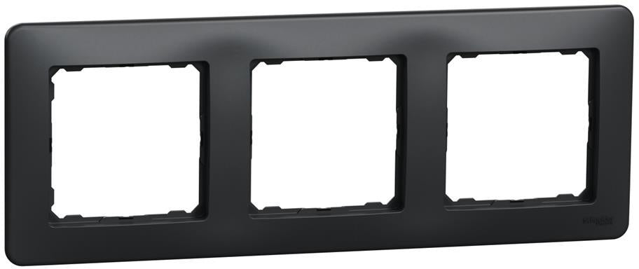 Рамка 3х цвят Антрацит Sedna SE