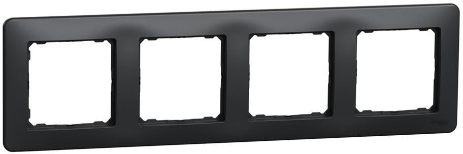 Рамка 4х цвят Антрацит Sedna SE