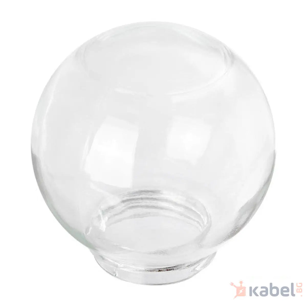 АБАЖУР ГЛОБУС Ф150 ПРОЗРАЧЕН СТЪКЛЕН