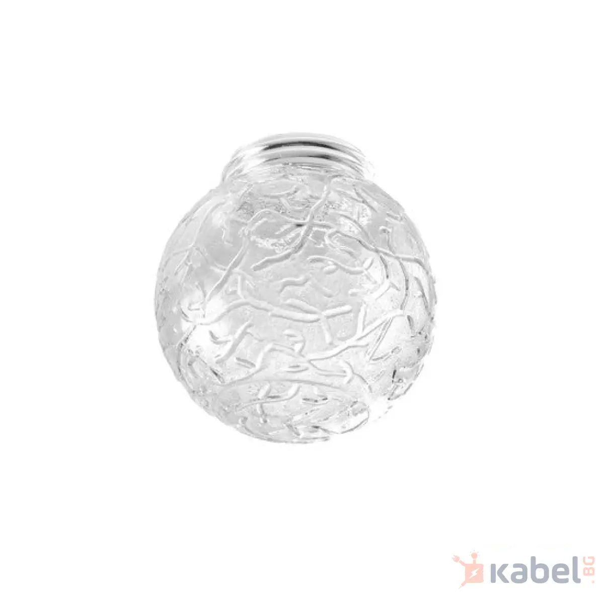 АБАЖУР ГЛОБУС ЗИГ-ЗАГ Ф150 ПРОЗРАЧЕН СТЪКЛЕН,103