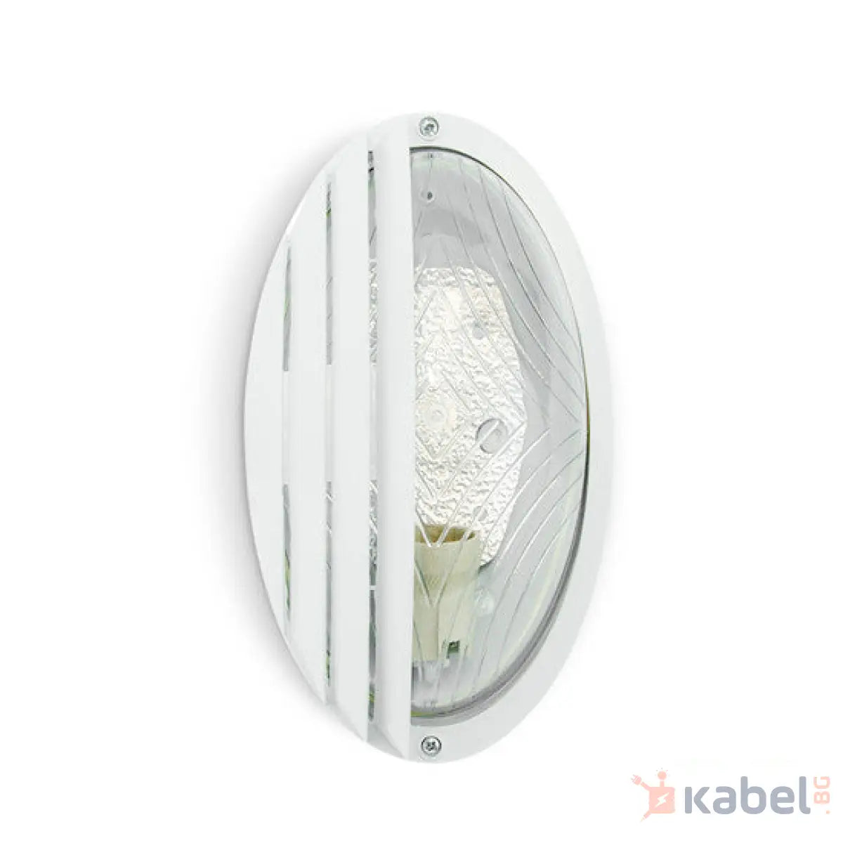 АПЛИК ОВАЛ+РЕШЕТКА BR-00222-001,1хЕ27,IP65