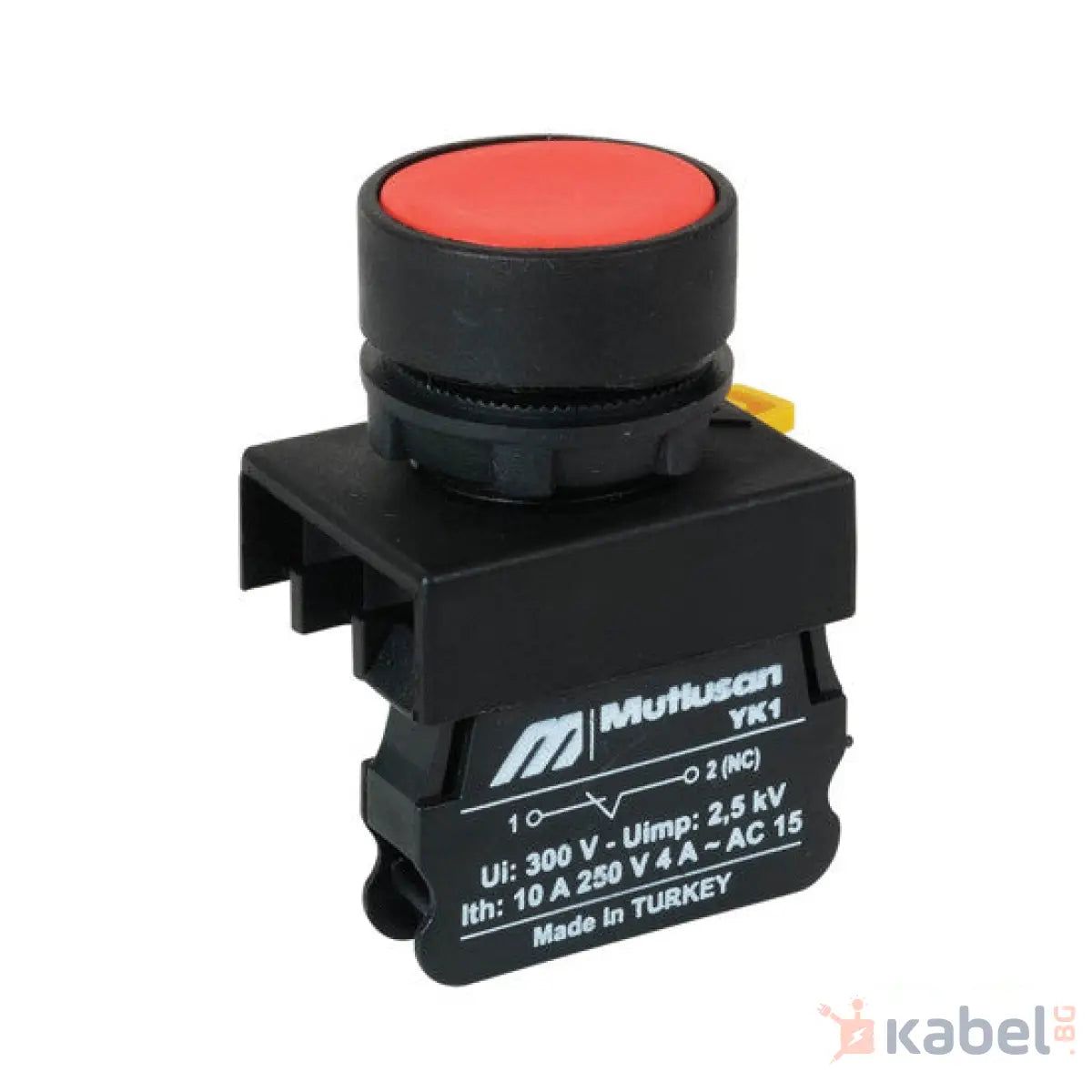 БУТОН ЧЕРВЕН 1NC 22mm MUTLUSAN