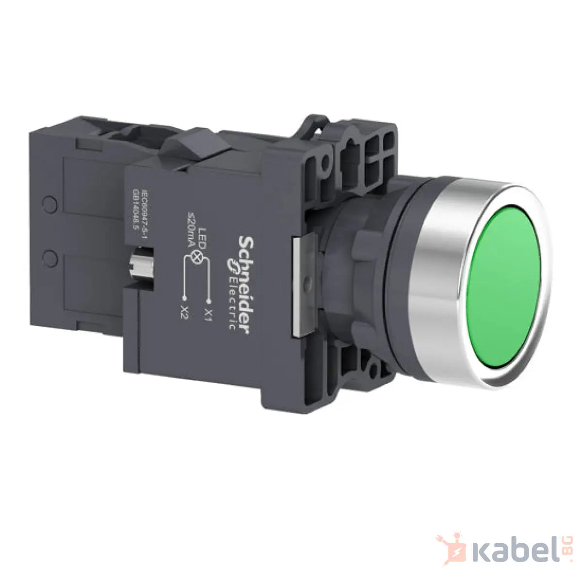 БУТОН СВЕТЕЩ ЗЕЛЕН LED XA2EW33M1
