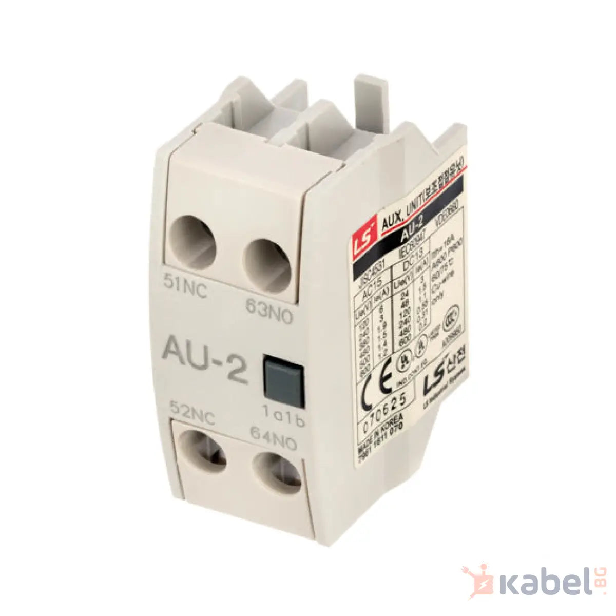 Спомагателен контактен блок ЛС 1 А NO + NC