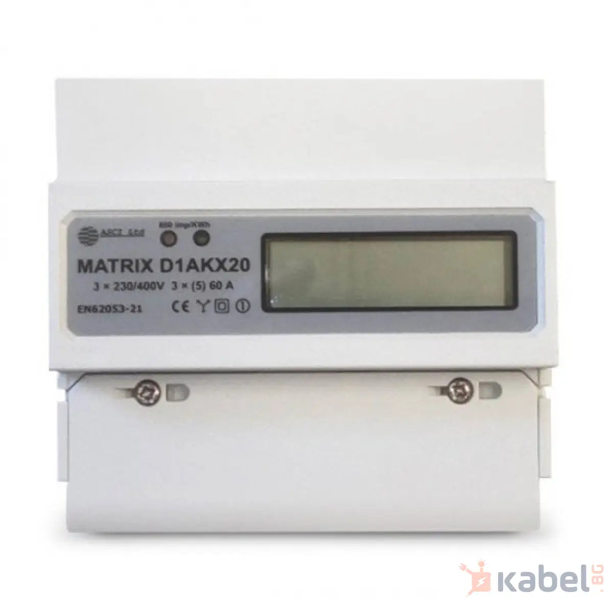 ЕЛЕКТРОМЕР D1AKX20 3х5/60А 3Ф 3T MATRIX