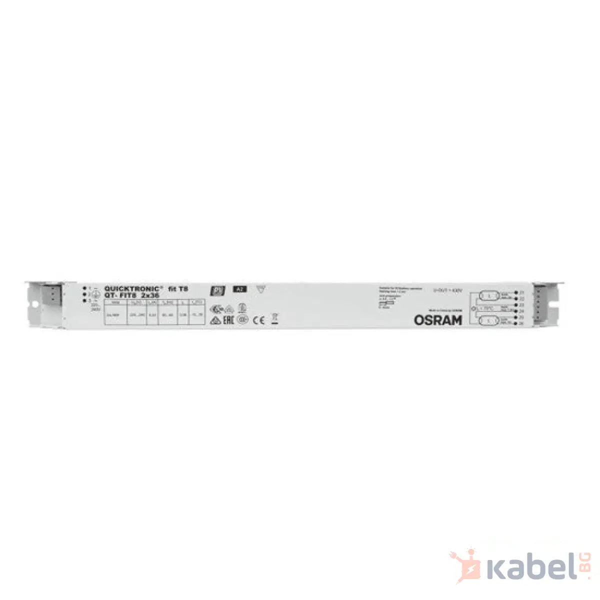 ЕПРА QT-FIT8 2Х36W 220V,294265,ОСРАМ