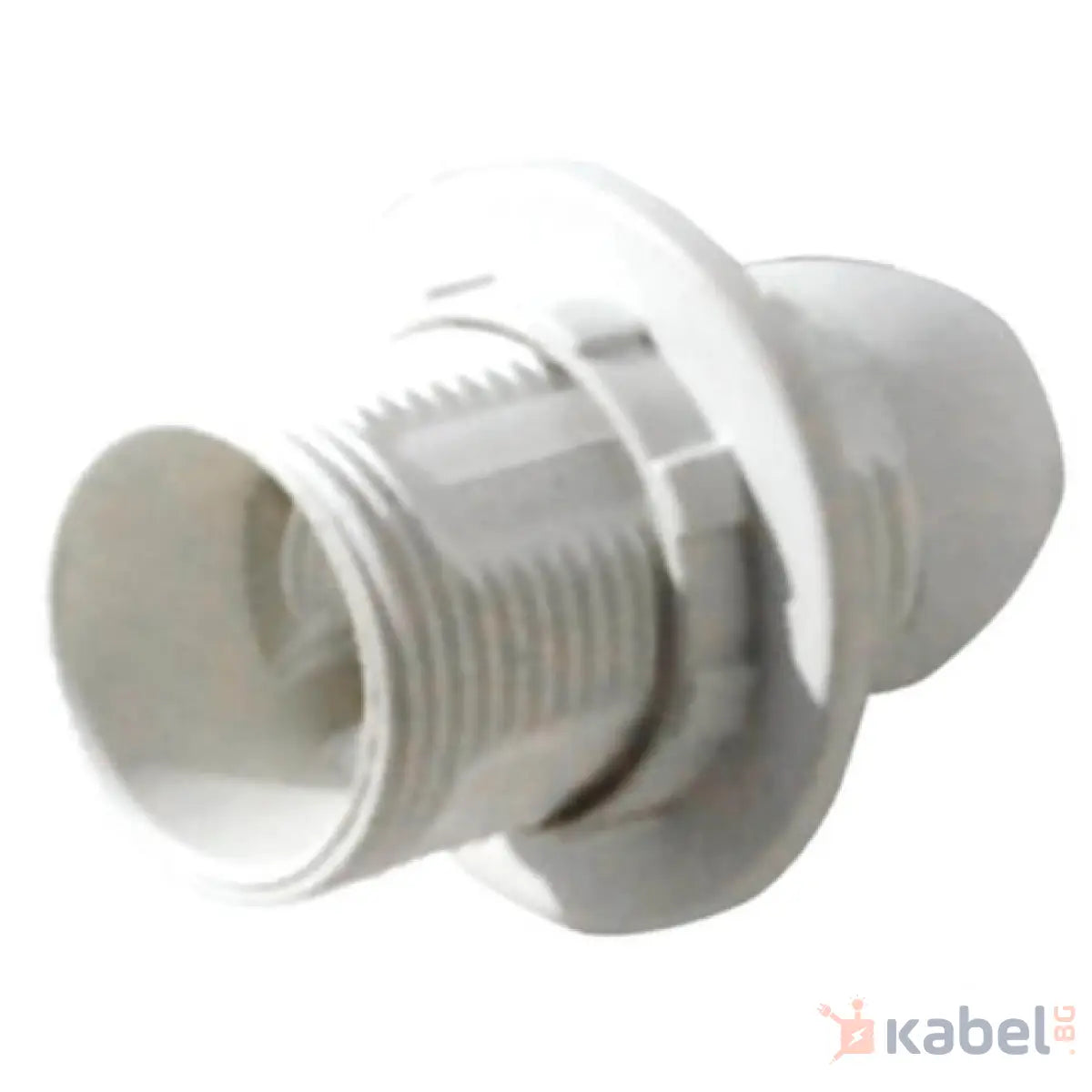 ФАСУНГА Е14 ЗА ПОЛИЛЕЙ БЯЛА С РИНГ,BL424