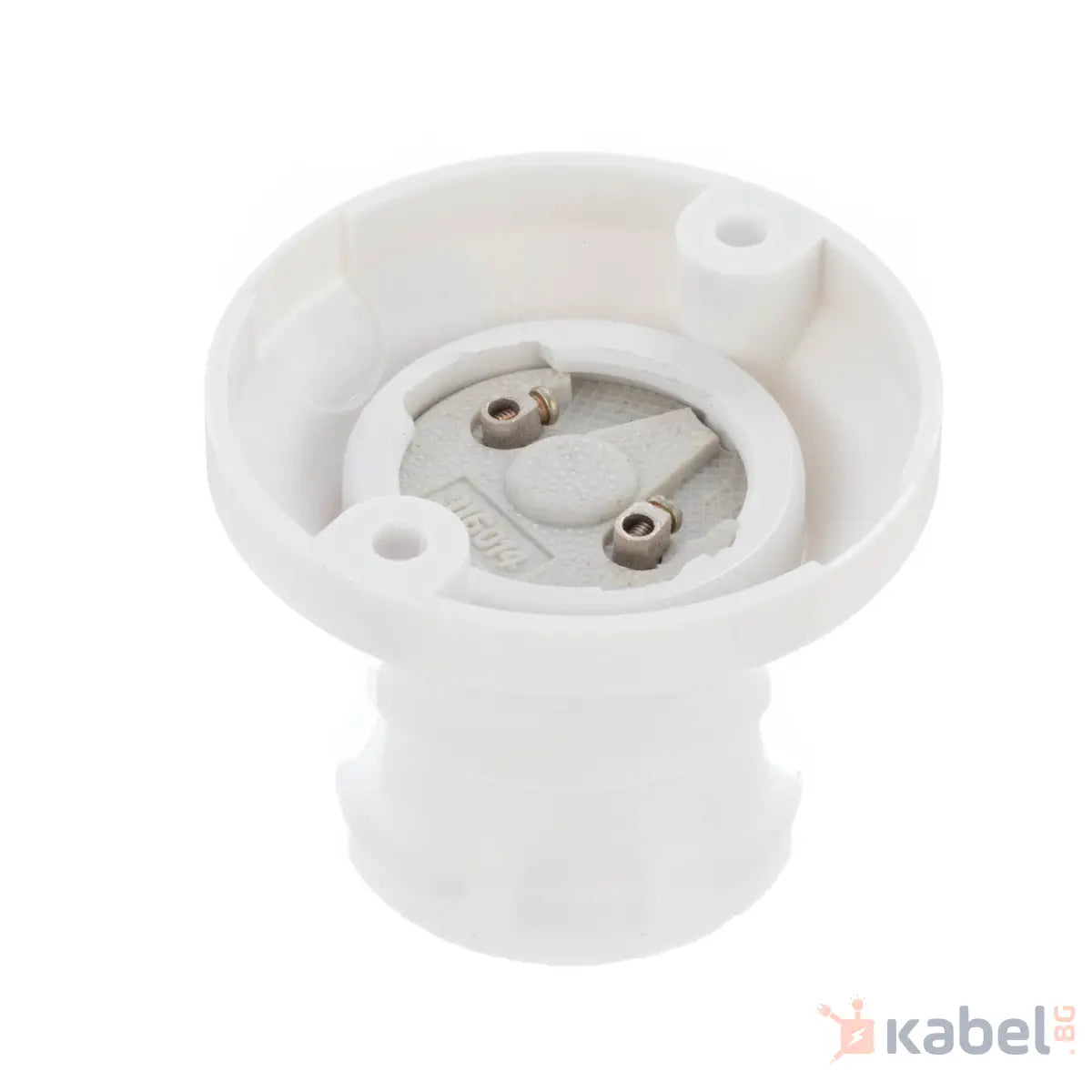 ФАСУНГА Е27 ПРАВА БЯЛА,4A,250V,t200,Н.КИРОВ