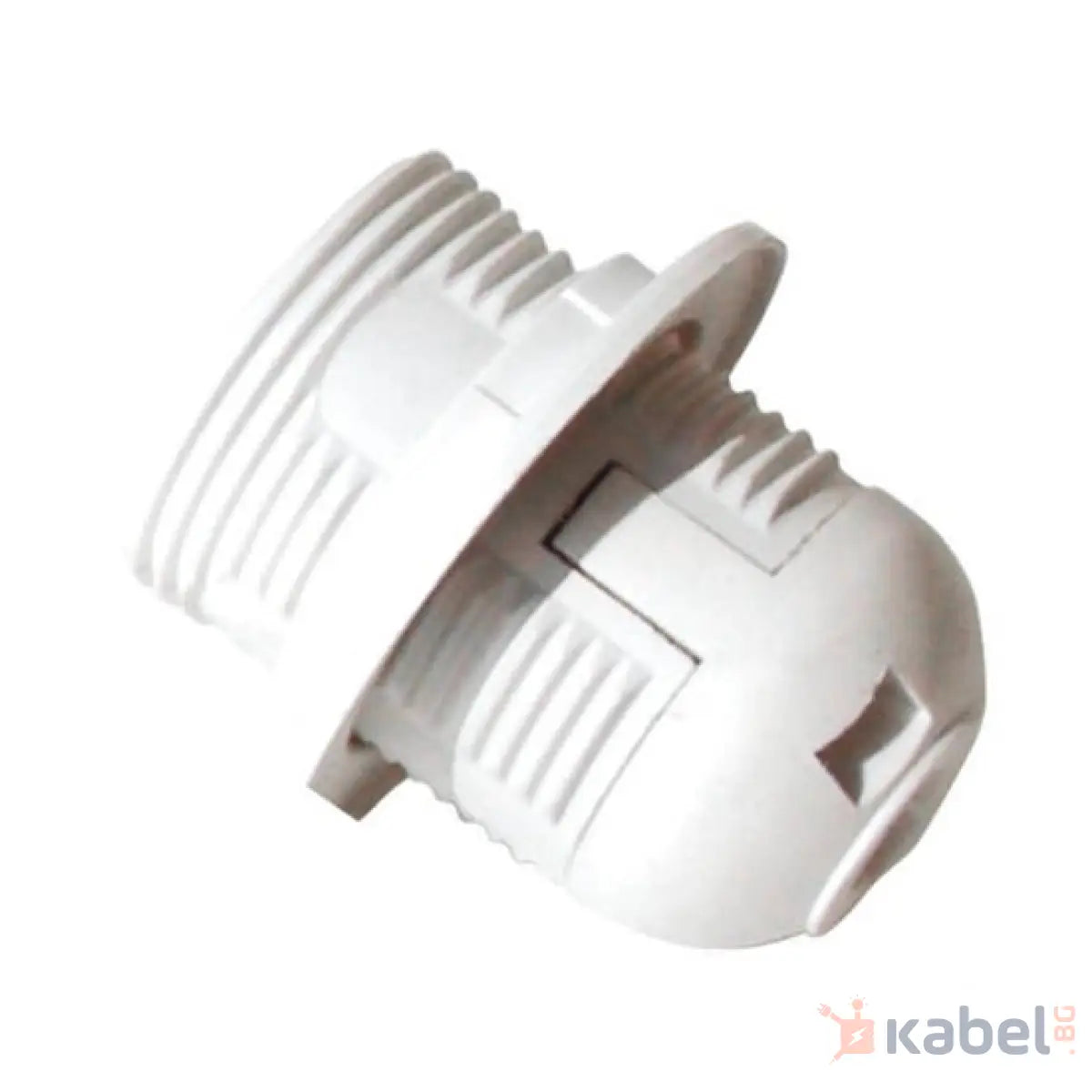 ФАСУНГА Е27 ЗА ПОЛИЛЕЙ БЯЛА С РИНГ BL424