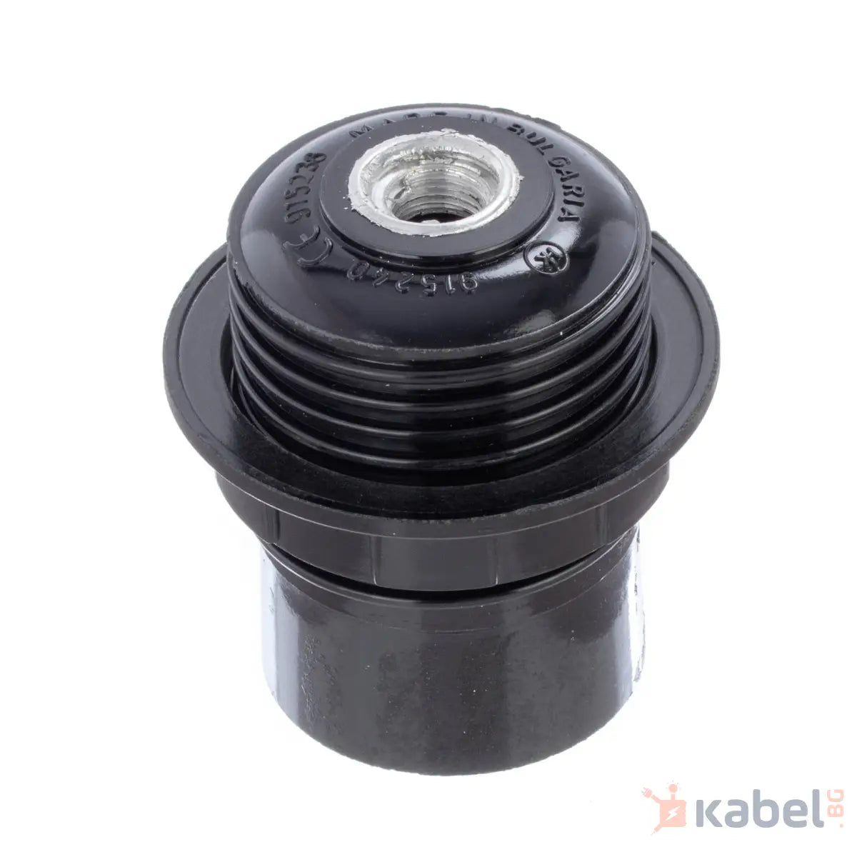 ФАСУНГА Е27 ЗА ПОЛИЛЕЙ ЧЕРНА,4A,250V,t200,Н.КИРОВ