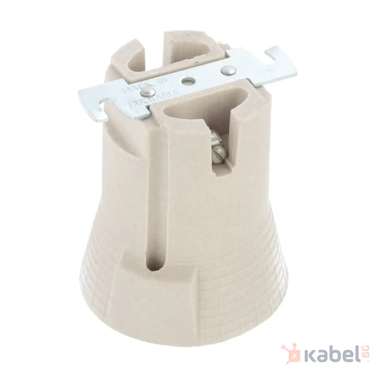 ФАСУНГА Е40 ЕДНОКОРП.С ПЛАНКА ПОРЦЕЛАНОВА