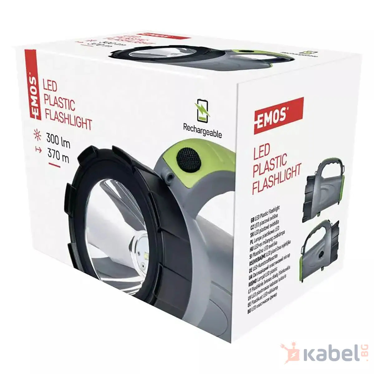 ФЕНЕР EMOS P2311 АКУМУЛАТОРЕН LED 5W 2400mAh/3.7V