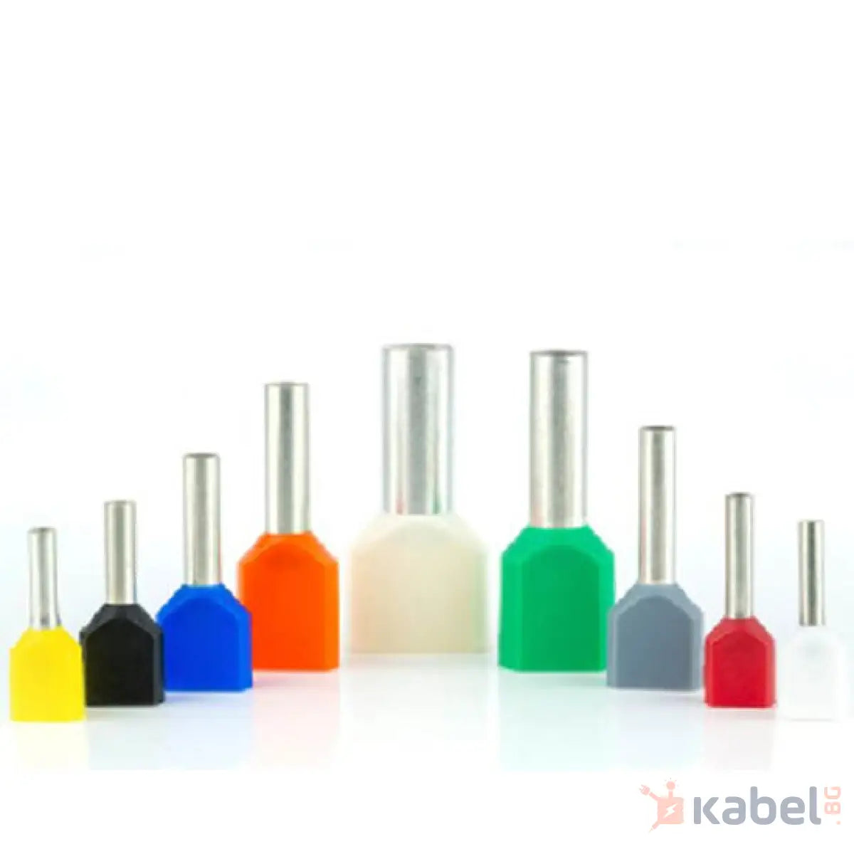 КАБЕЛЕН НАКРАЙНИК ДВОЕН ИЗОЛИРАН Ct 010008 2х1mm2/8 ЧЕРВЕН