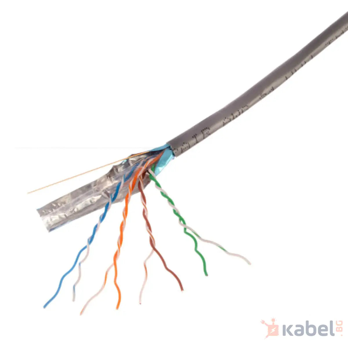 FTP КАБЕЛ CAT5E CU МЕДЕН 4Х2Х0.5 24 AWG ИНТЕРНЕТ ЛАН