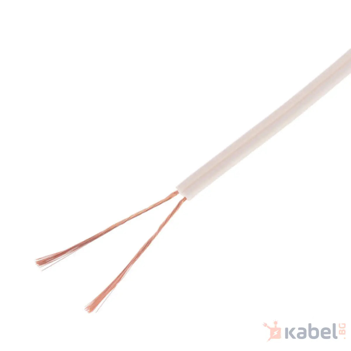 КАБЕЛ H03VH-H/ШВПЛ-А 2Х0.35 WHITE 300/300V