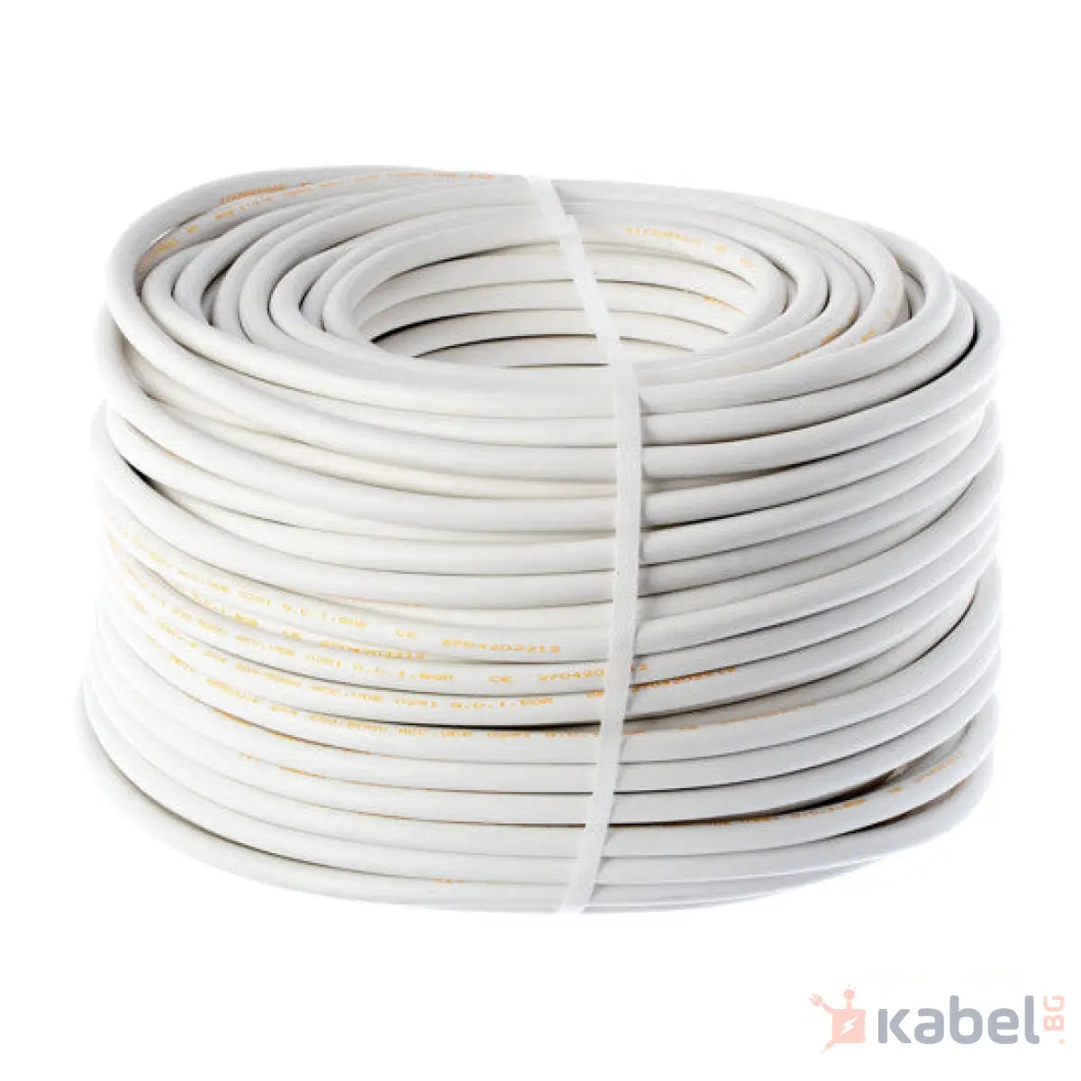 КАБЕЛ H05VV-F/ШВПС 2Х4 БЯЛ 300/500V