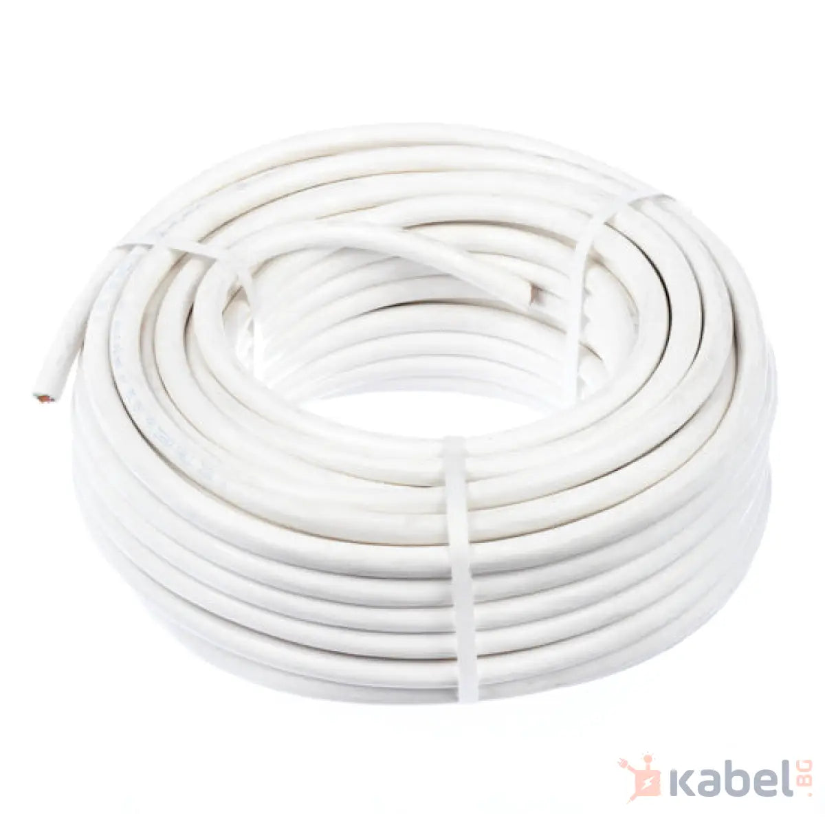 КАБЕЛ H05VV-F/ШВПС 4Х4 Б БЯЛ 300/500V