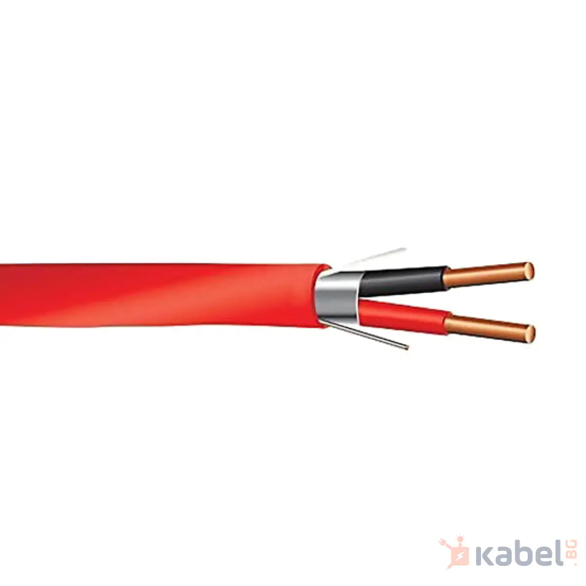 КАБЕЛ J-Y(ST)Y 1Х2Х0.80 Б ЧЕРВЕН 300V