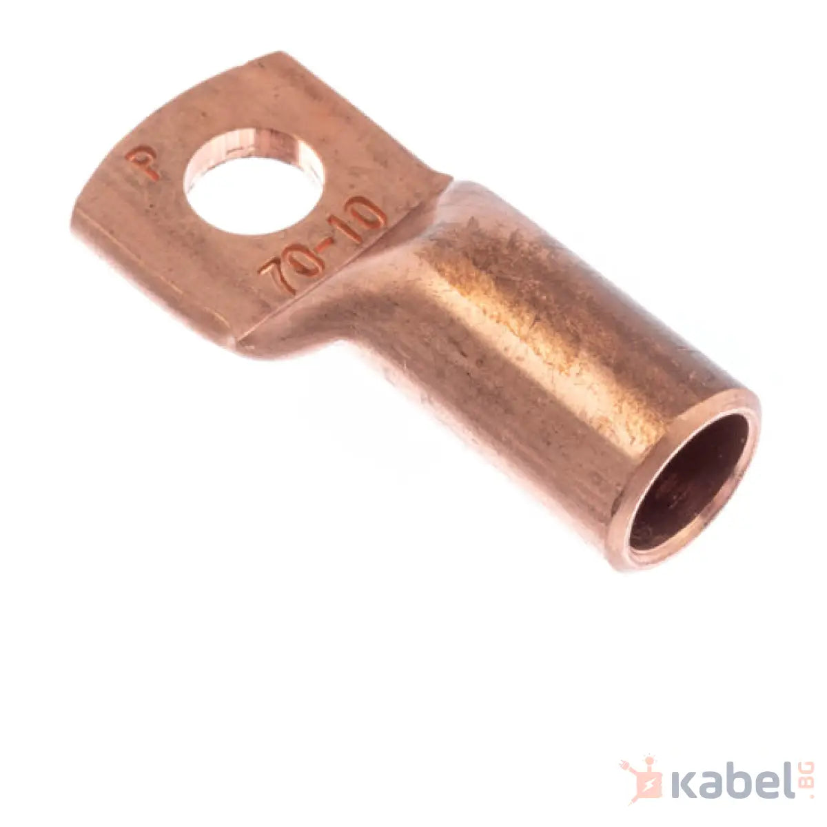 КАБЕЛНА ОБУВКА МЕДНА ТРЪБНА 70/10 ДЪЛГА