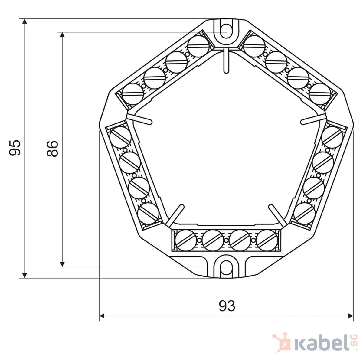 КЛЕМА РАЗПРЕДЕЛИТЕЛНА SP-96_FB KOPOS