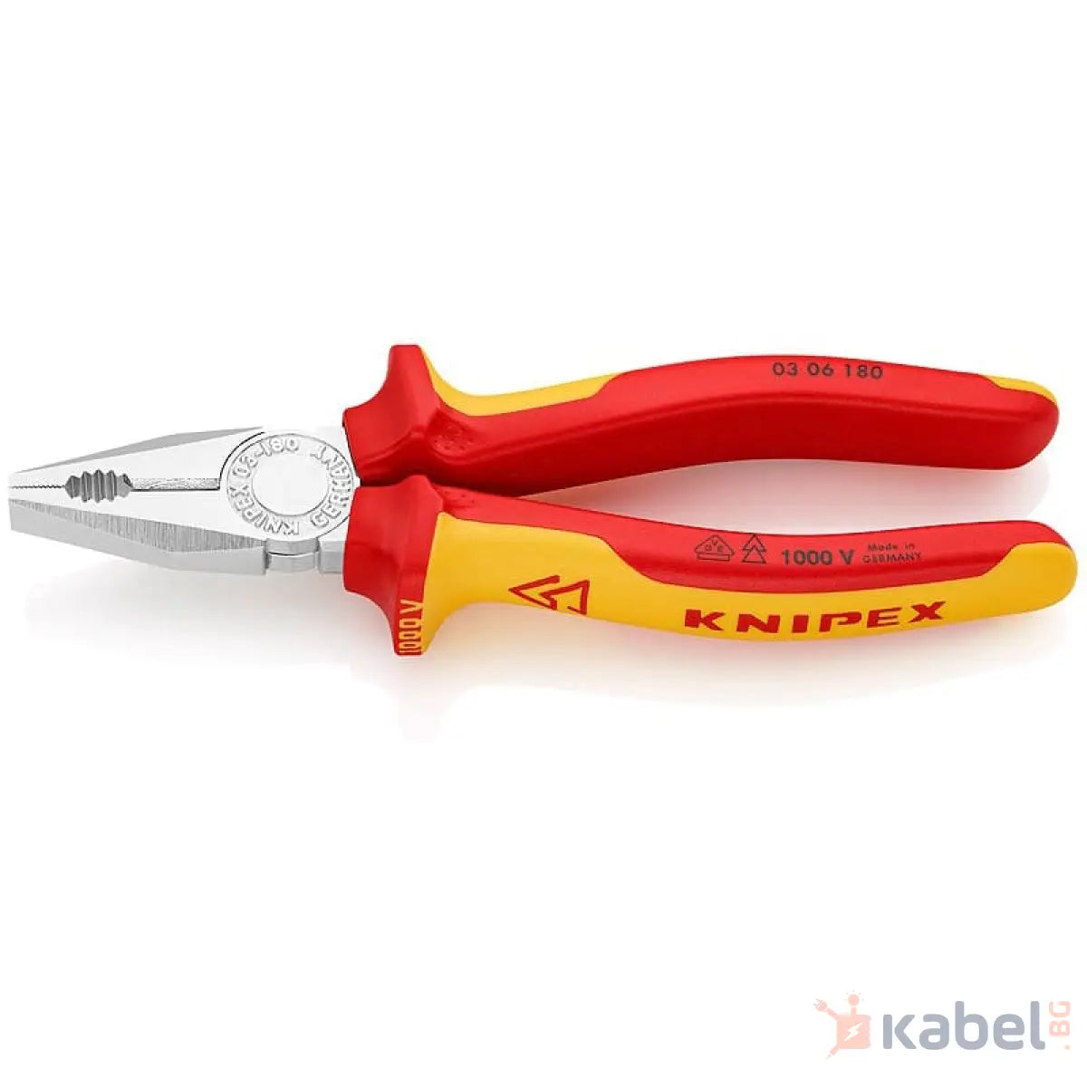 КЛЕЩИ КОМБИНИРАНИ 1000V , L-180mm /0306180/