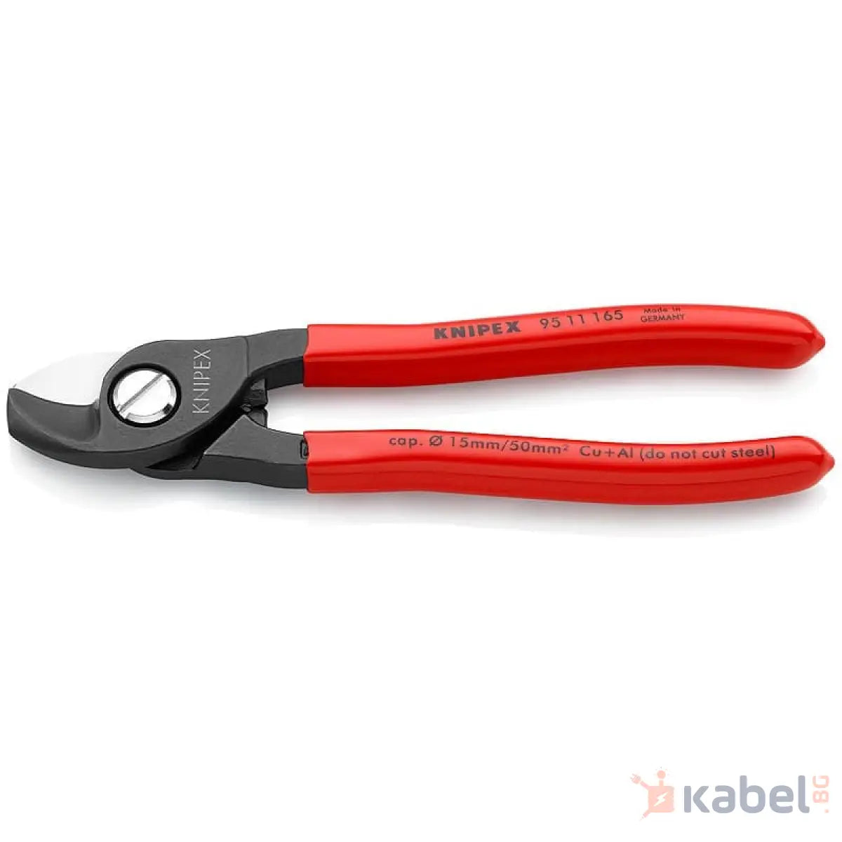 9511165 КЛЕЩИ РЕЗАЧКИ ДО Ф15/50 mm2 L-165mm