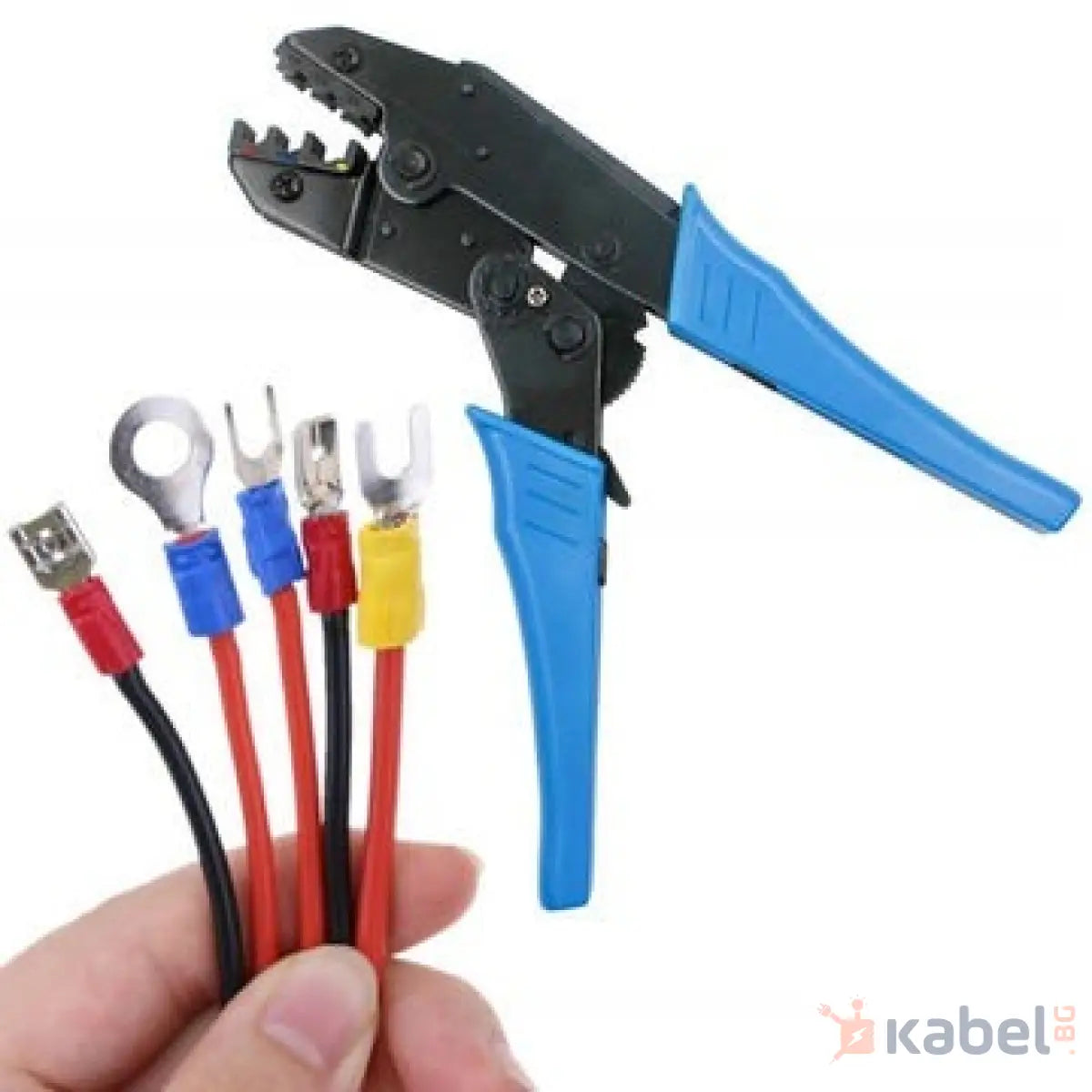 КЛЕЩИ ЗА КРИМПВАНЕ НА КАБЕЛНИ НАКРАЙНИЦИ ДО 6 mm2