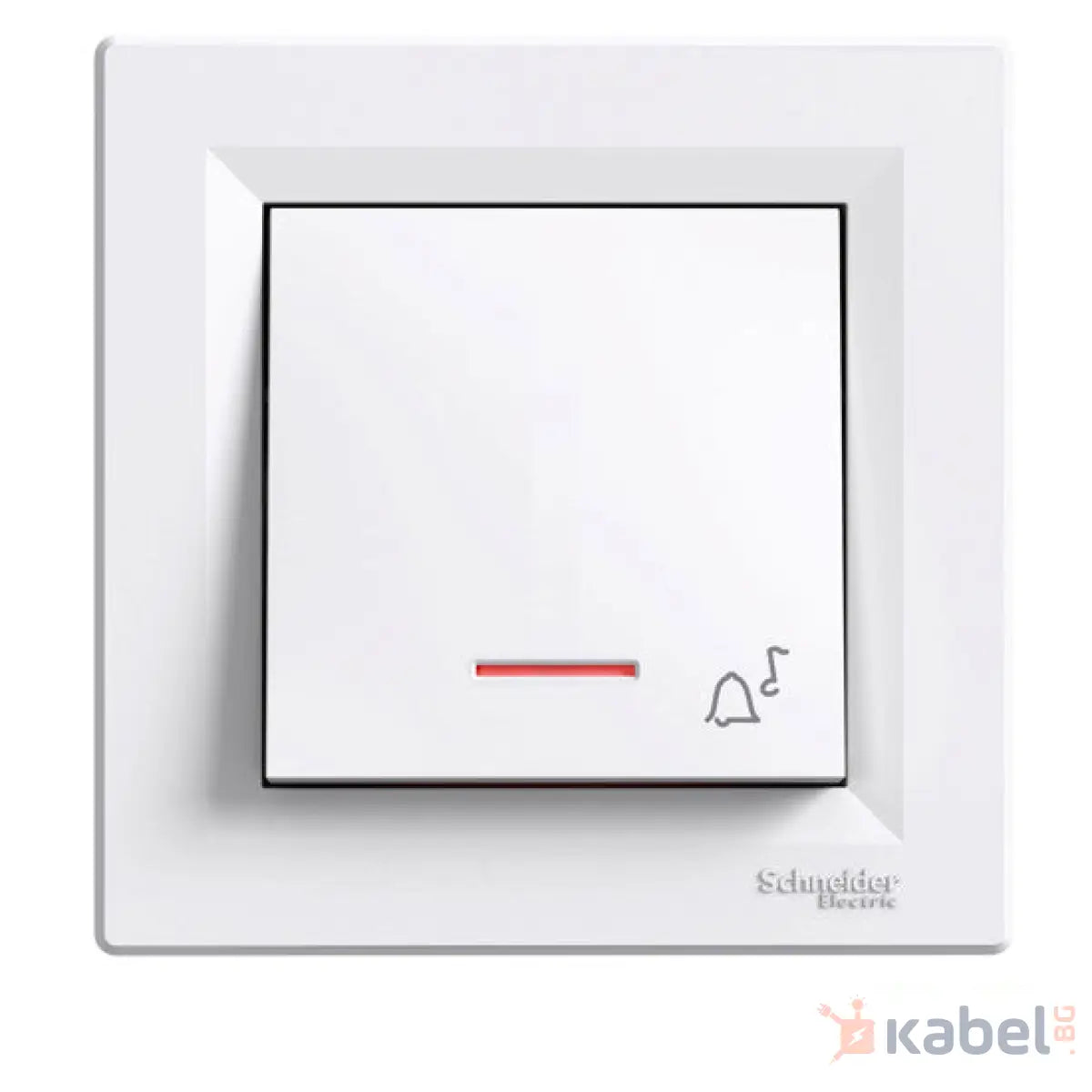 Ключ за осветление Асфора Шнайдер Бял 10А Скрит - вграден монтаж IP20 Asfora EPH1700121