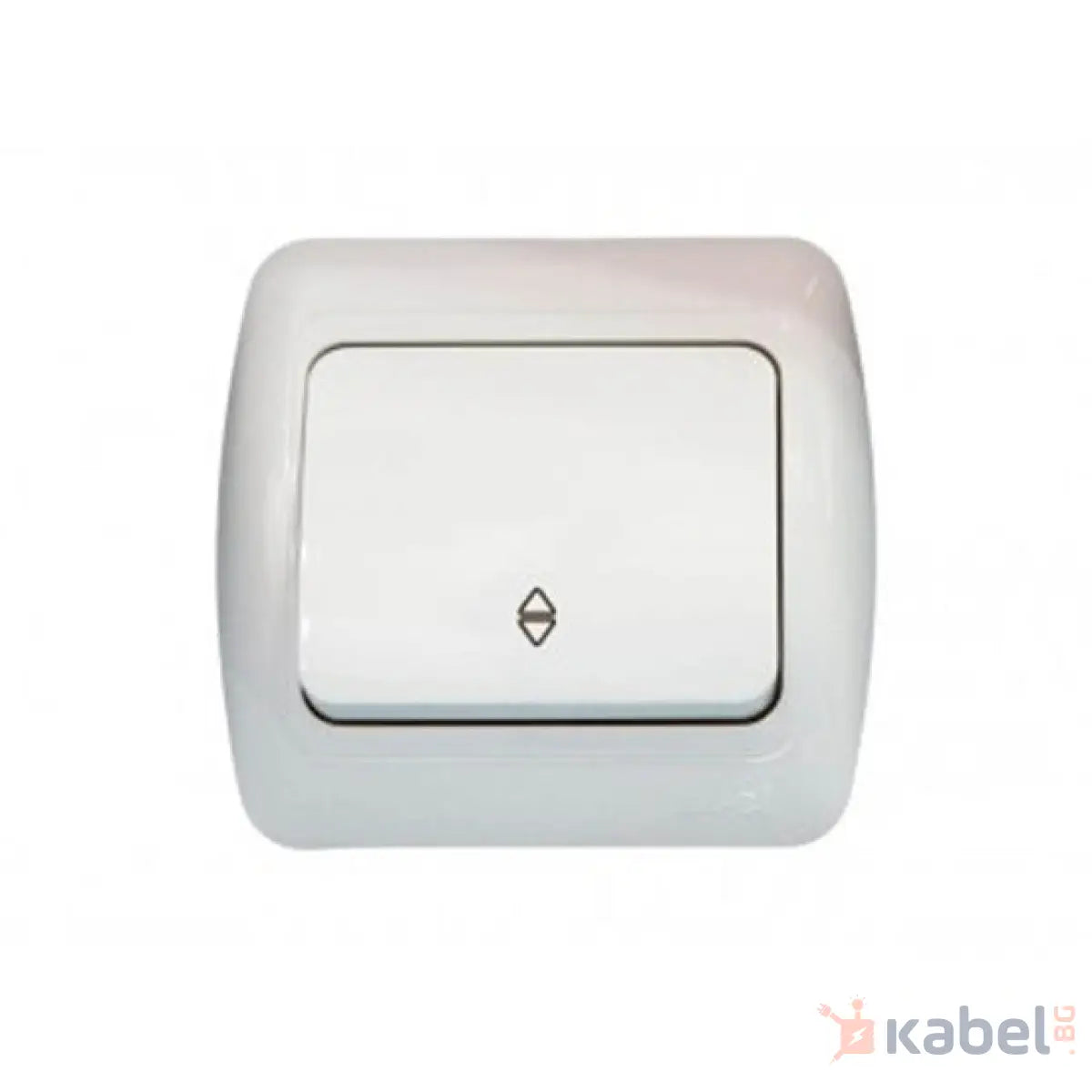 Девиаторен ел. ключ Бял схема СХ 6