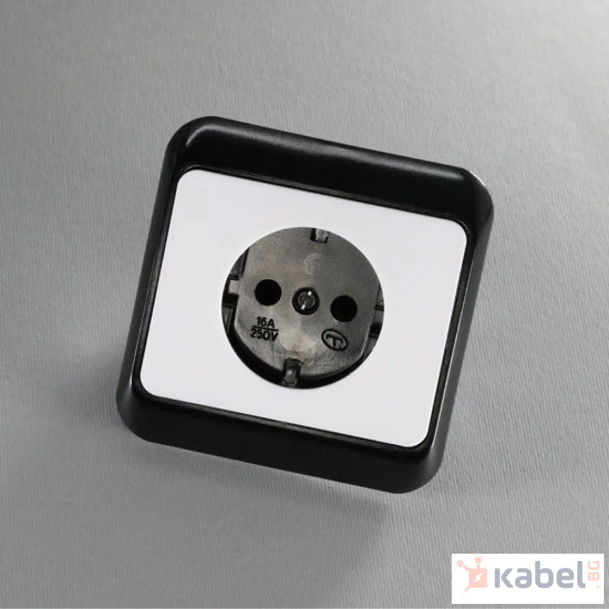 Механизъм за конктакт Бял - черен Скрит - вграден монтаж IP20